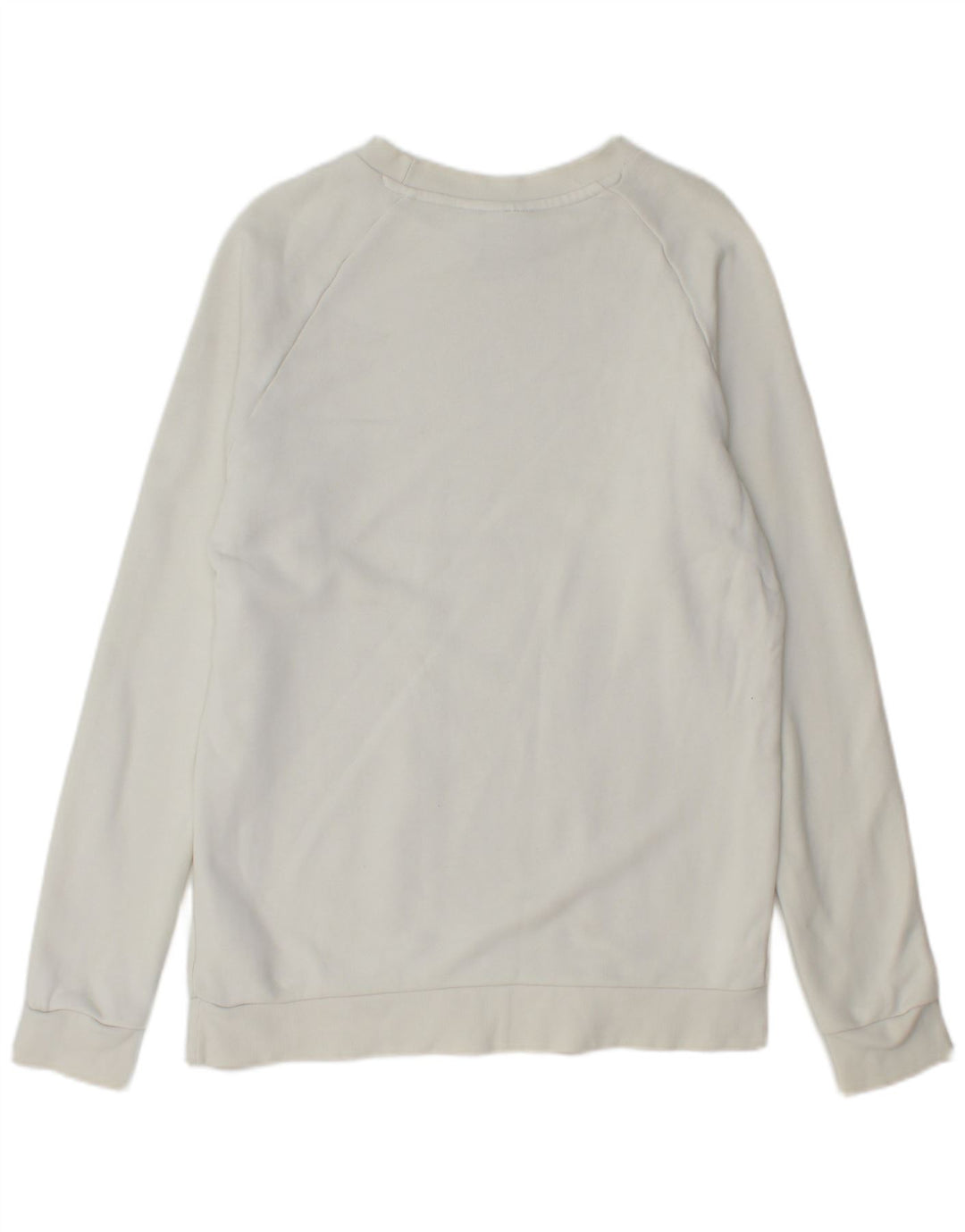 ADIDAS grafisk sweatshirt til mænd, lille hvid bomuld