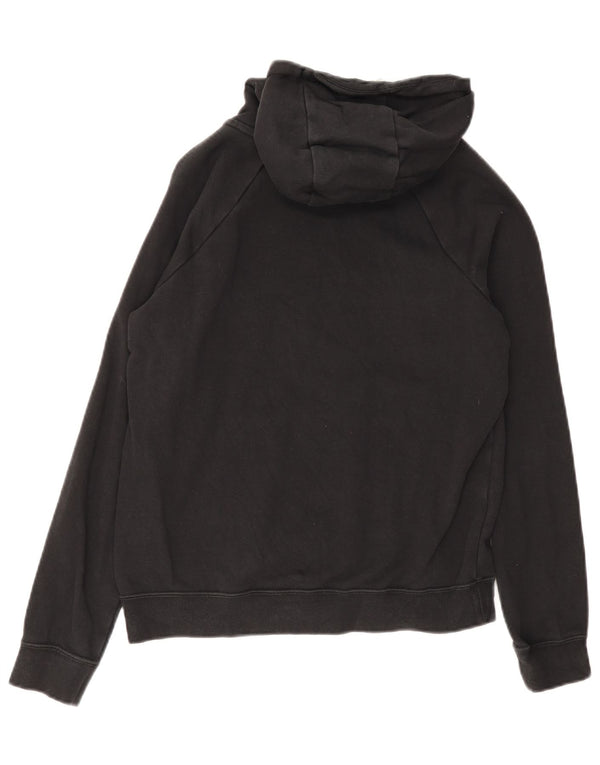 Nike Dame Loose Fit Hoodie Jumper UK 10 Small Black Bomuld