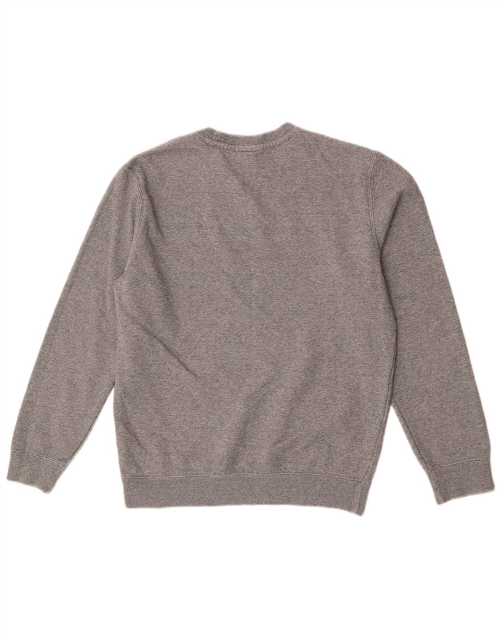 Champion Dame Grafisk Oversized Sweatshirt Jumper UK 10 Lille Grå