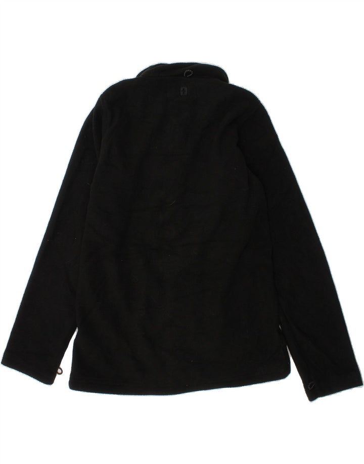 MOUNTAIN WAREHOUSE Boys Fleece Jacket 11-12 Years Black Polyester Vintage Mountain Warehouse and Second-Hand Mountain Warehouse from Messina Hembry 
