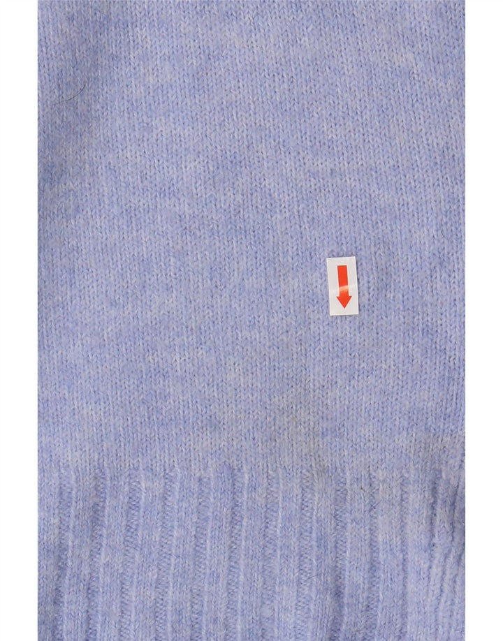 Marks & Spencer Dame sweater med rund hals DK 10 Lille blå akryl