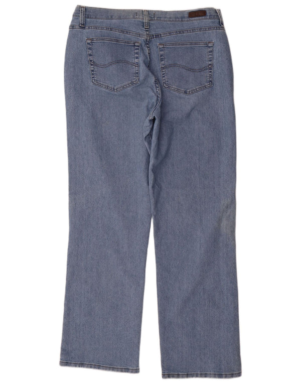 Lee Dame Relaxed Fit Straight Jeans US 18 2XL W36 L33 Blå Bomuld