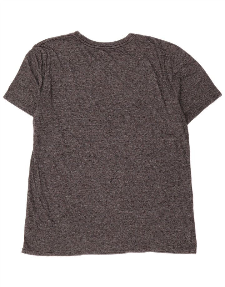 Hurley Herre T-Shirt Top Stor Grå Flecked Polyester