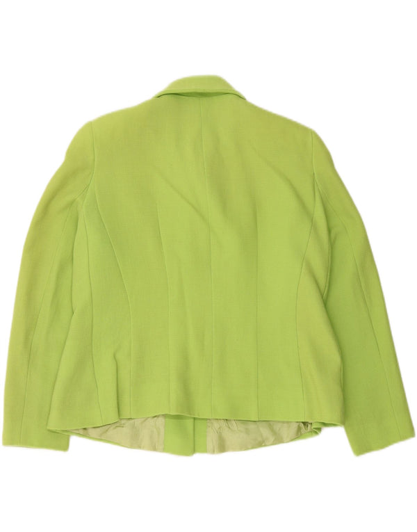 Vintage dame 5-knaps blazerjakke IT 44 Medium Grøn