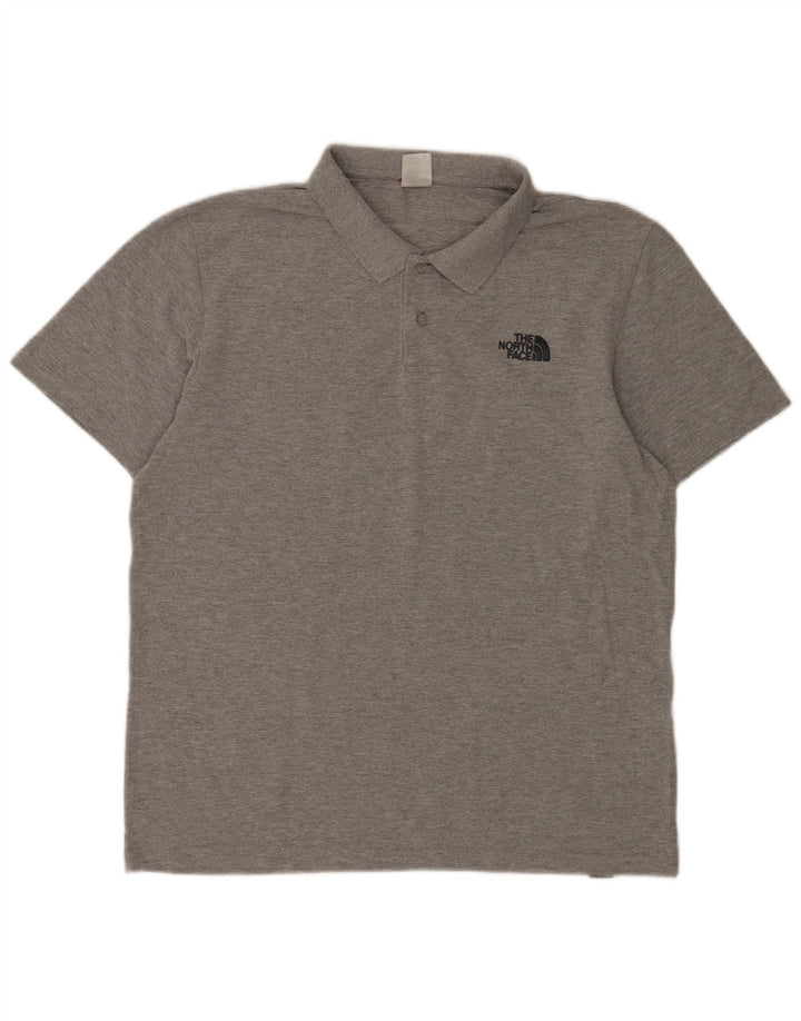 The North Face Herre Polo Shirt Stor Grå Bomuld
