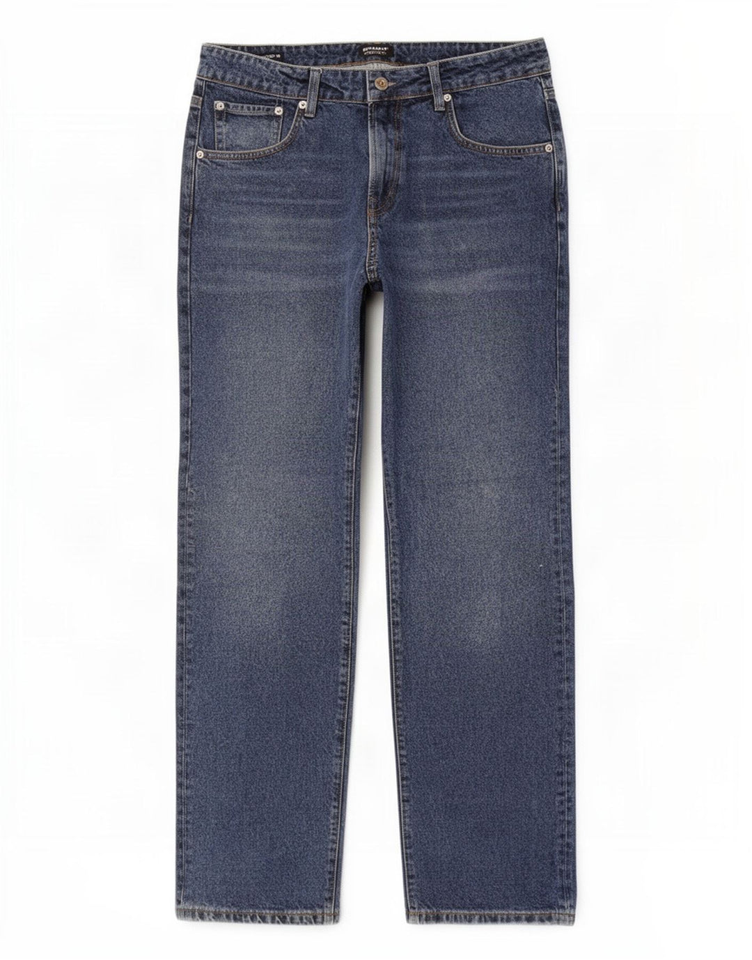 Superdry Straight Jeans til mænd W32 L32 blå bomuld