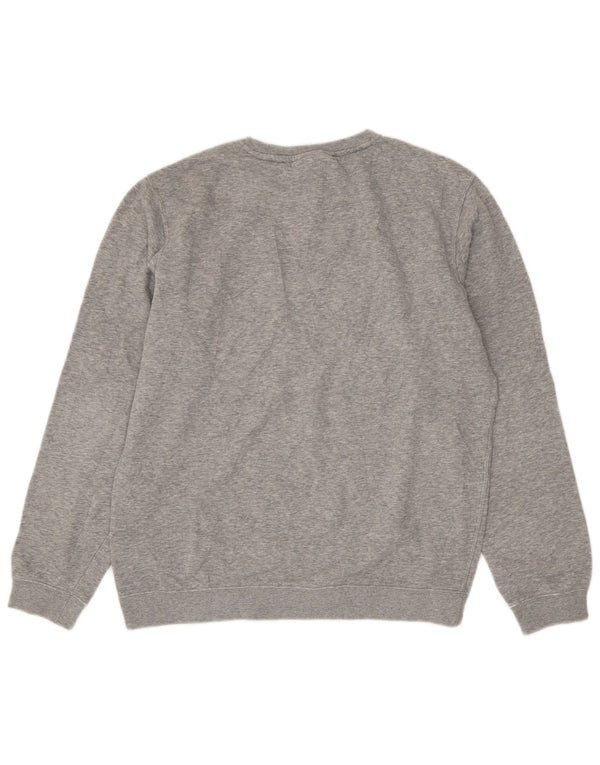 Nike Herre grafisk sweatshirt Jumper Medium Grey Flecked Bomuld
