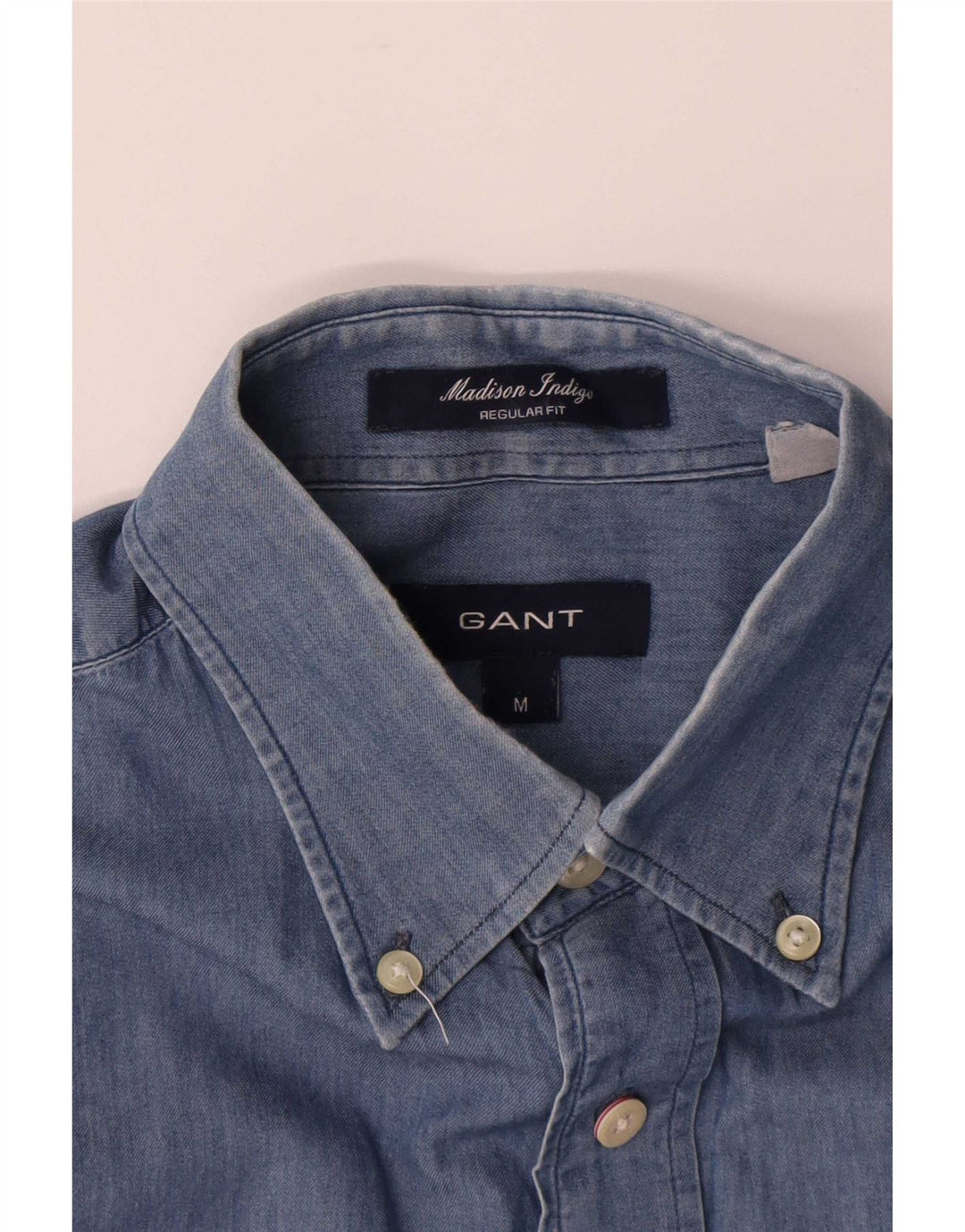 Gant Herre Madison Regular Fit skjorte Medium Blue Cotton