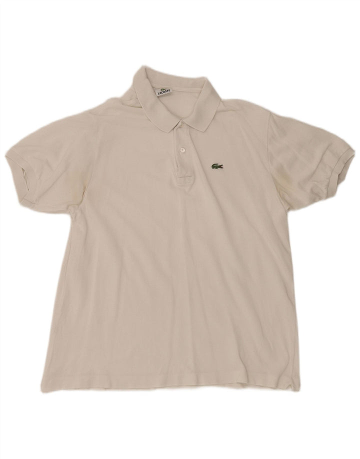 Lacoste Polo Shirt til mænd Størrelse 6 XL Hvid