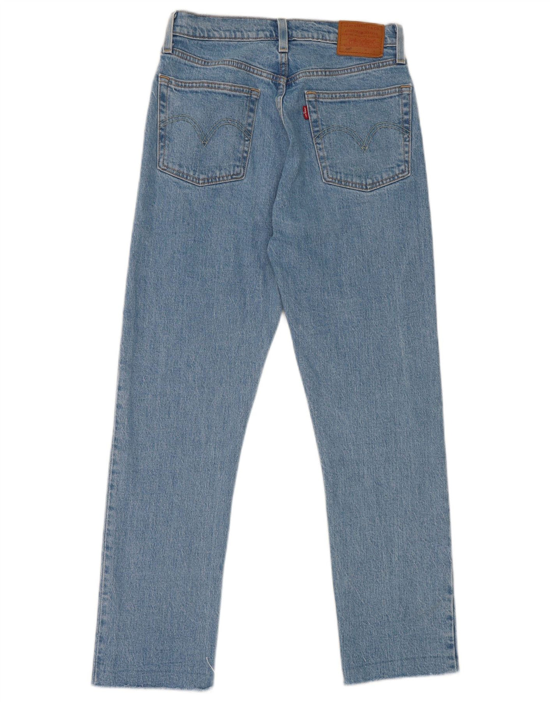 Levi's Dame 501 Straight Jeans W26 L28 Blå Bomuld