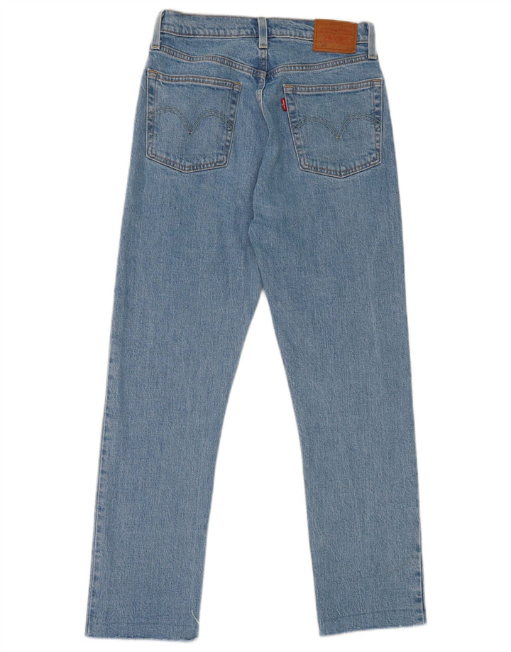 Levi's Dame 501 Straight Jeans W26 L28 Blå Bomuld