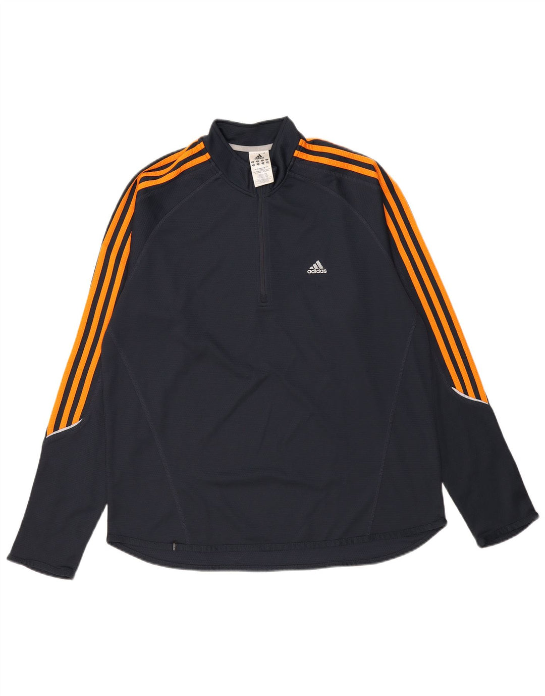 ADIDAS Herre Clima 365 Pullover med lynlås-hals Træningsdragt Top XL Marineblå