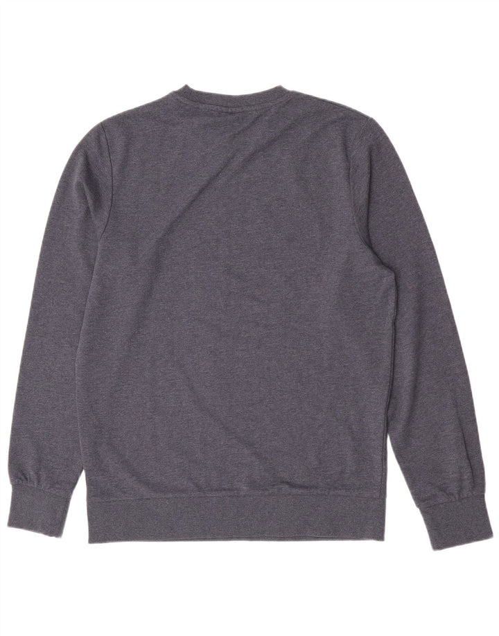 Jack & Jones Herre grafisk sweatshirt Jumper Medium Blue Flecked Bomuld