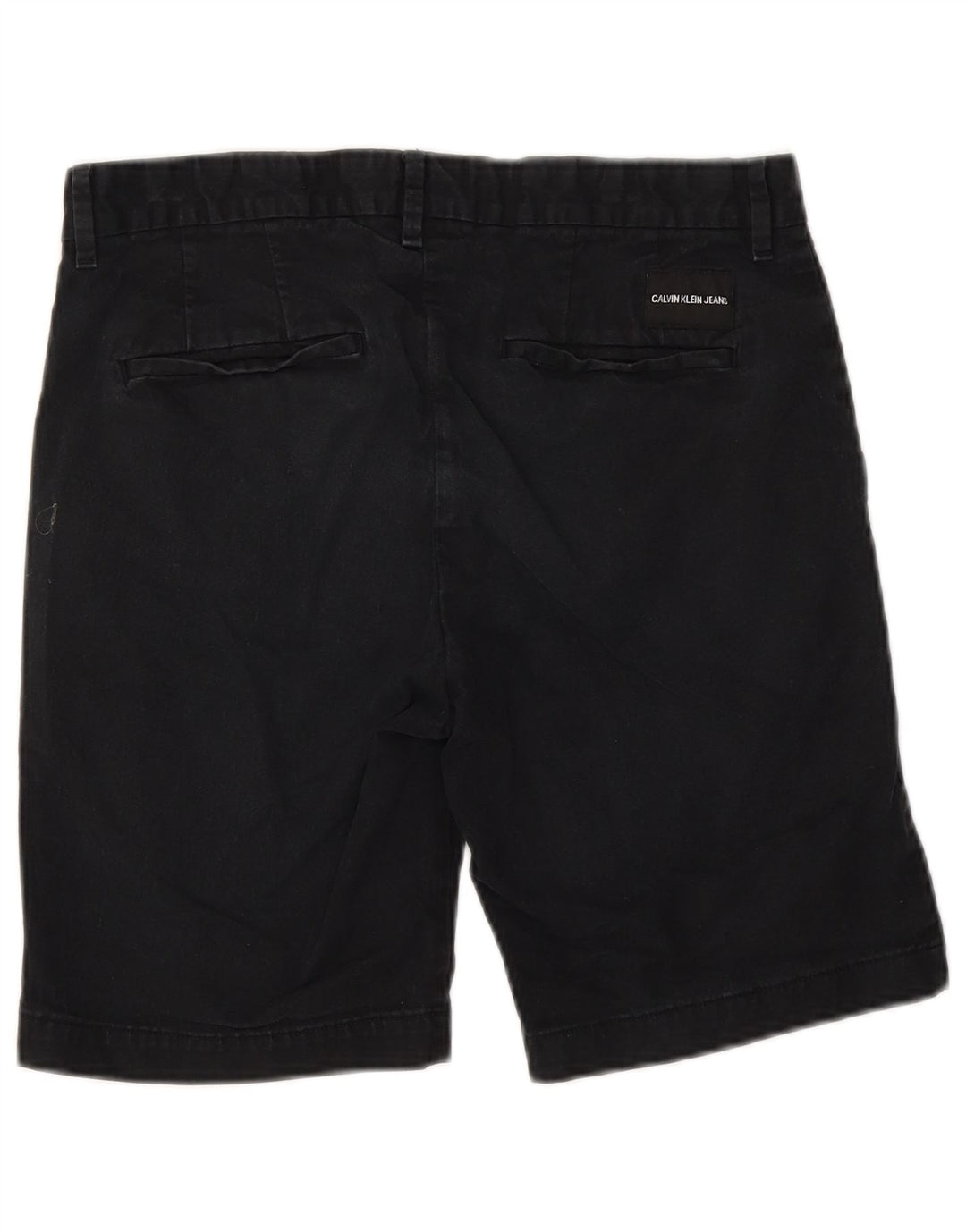 Calvin Klein Herre Chino Shorts W30 Medium Navyblå Bomuld