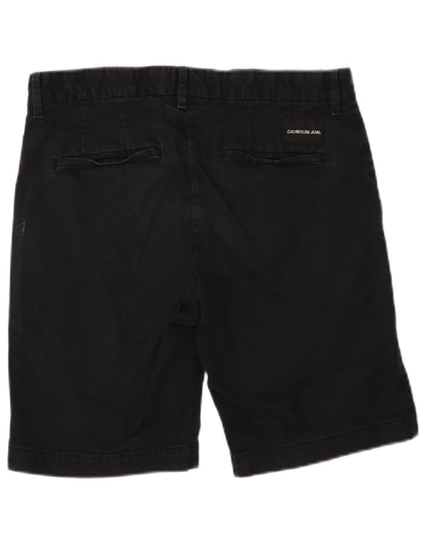 Calvin Klein Herre Chino Shorts W30 Medium Navyblå Bomuld
