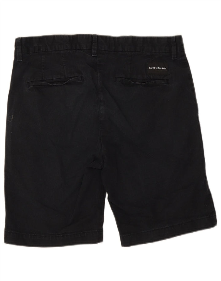 Calvin Klein Herre Chino Shorts W30 Medium Navyblå Bomuld