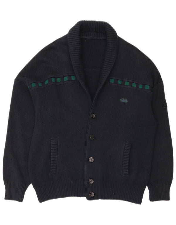 Il Granchio Herre Cardigan Sweater Medium Navy Blue