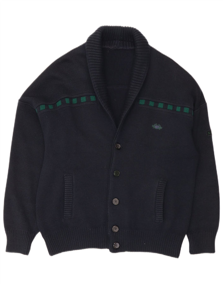 Il Granchio Herre Cardigan Sweater Medium Navy Blue