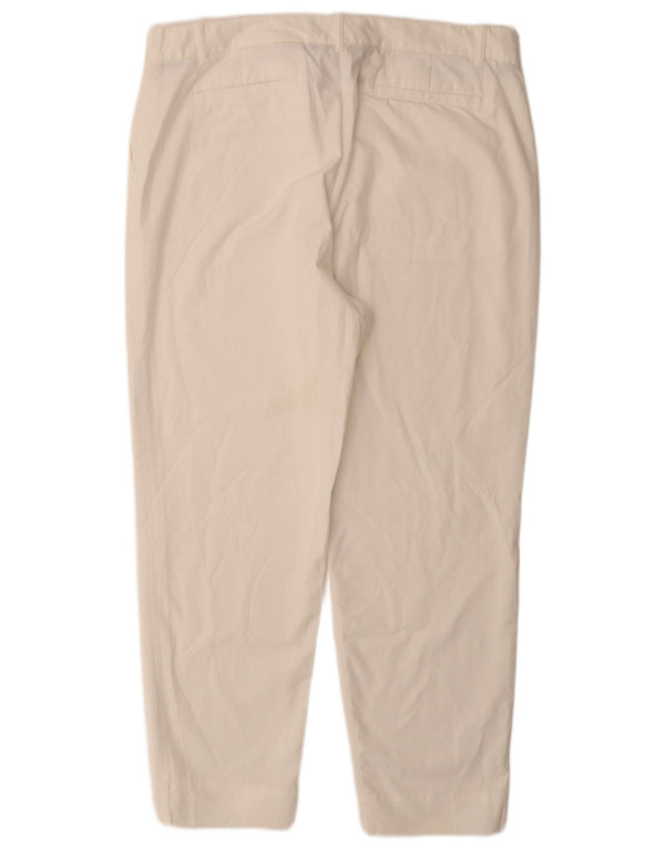 Marks & Spencer Regular Chino Bukser til kvinder UK 18 XL W36 L28 Hvid