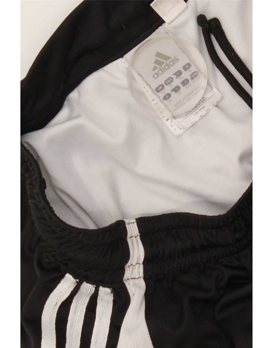 Adidas Herre grafiske sportsshorts Medium Sort Colourblock Polyester