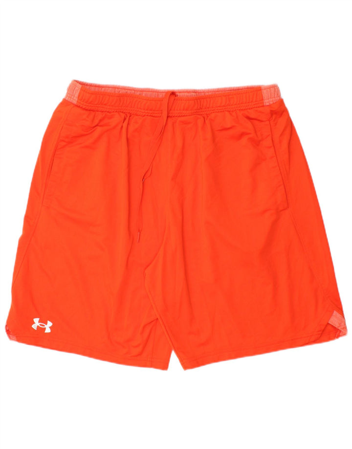 UNDER ARMOUR Herre Sportshorts XL Orange Polyester