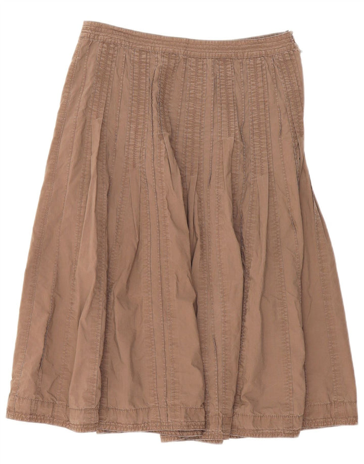 MONSOON Womens A-Line Skirt W30 Medium  Brown Cotton