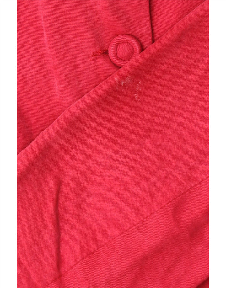 Monsoon Dame 5 Button Blazer Jacket UK 14 Medium Red Viscose