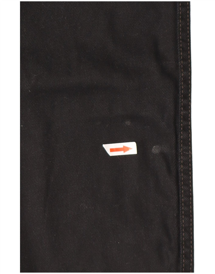 WRANGLER Herre Wesley Straight Jeans W30 L32 Sort Bomuld