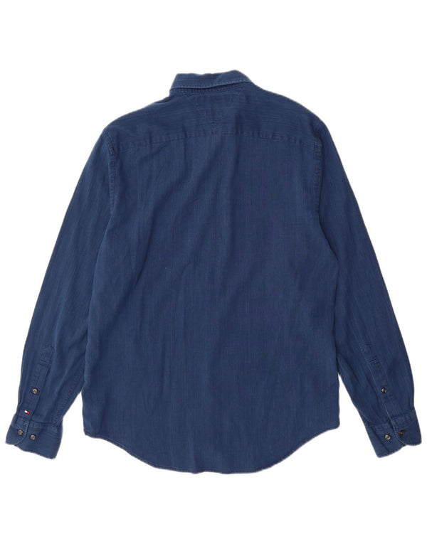 TOMMY HILFIGER Herre New York Fit skjorte Medium Blue Bomuld