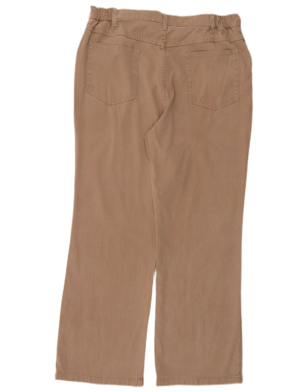 Marks & Spencer Lige fritidsbukser til kvinder UK 16 Large W36 L28 Brun