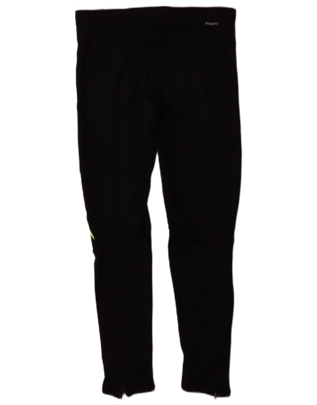 NIKE Mens Tracksuit Trousers Medium  Black Colourblock Polyester