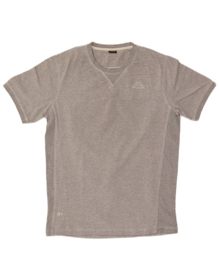 Kappa Herre T-Shirt Top Stor Grå Flecked