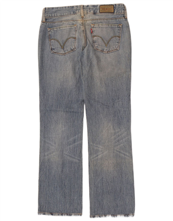 Levi's Dame 570 Straight Jeans W28 L30 Blå Bomuld