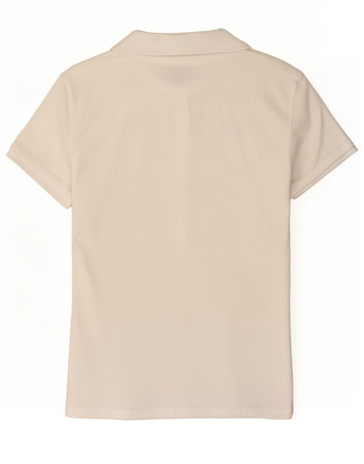 Lacoste Dame Polo Shirt Størrelse 36 Lille Hvid Bomuld