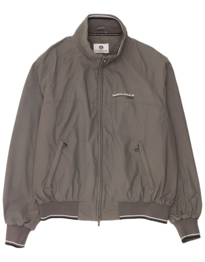 North Sails Herre Bomber Jacket UK 44 2XL Grå Polyamid