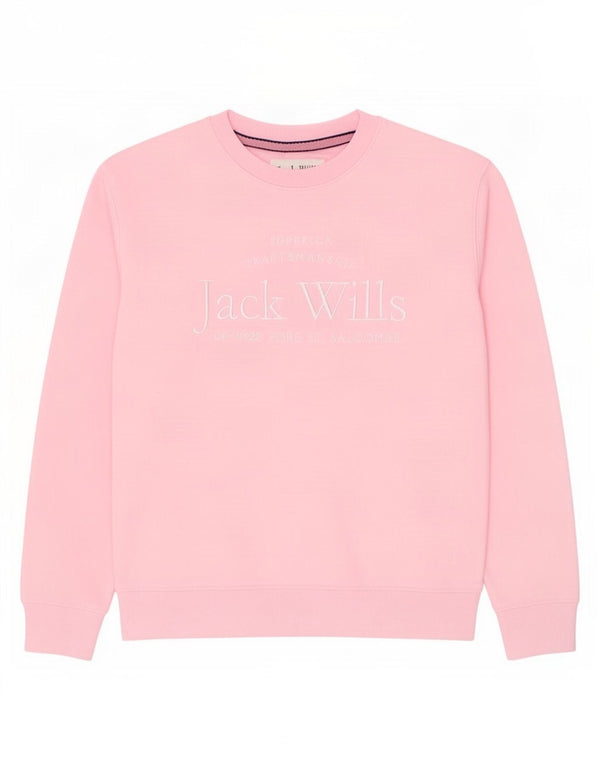 Jack Wills Girls Graphic Sweatshirt Jumper 11-12 Years Pink