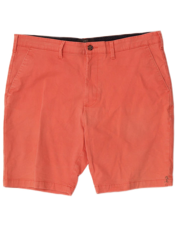 Marks & Spencer Herre Chino Shorts W36 Large Pink Bomuld