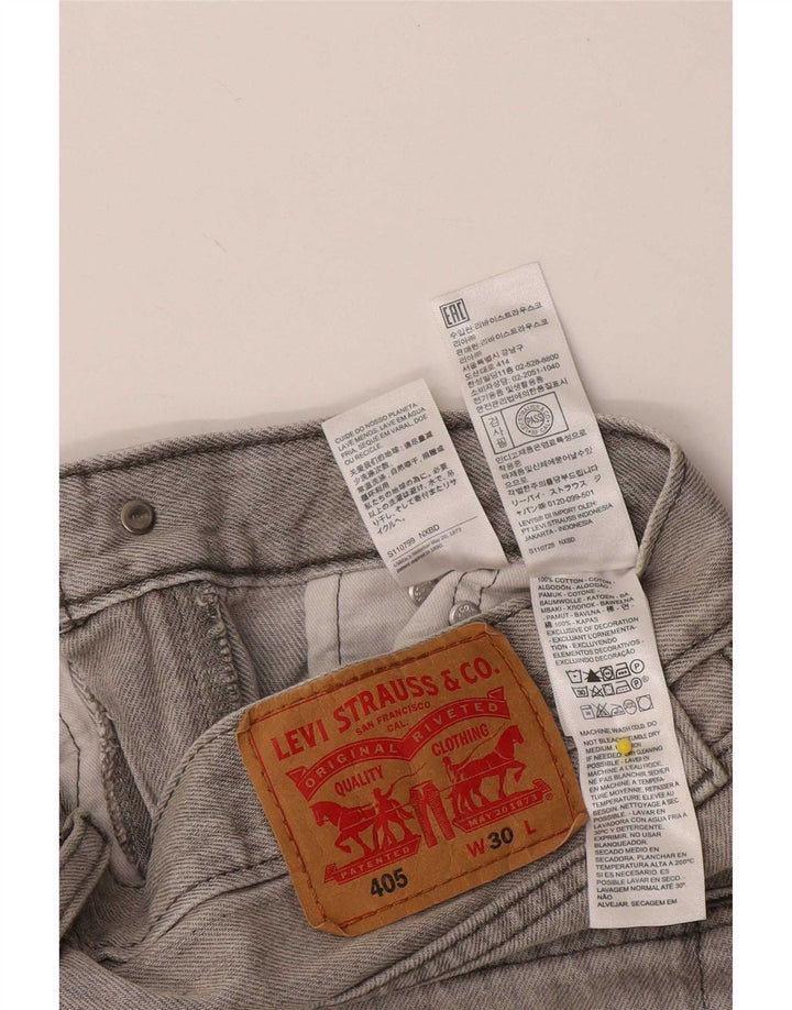 Levi's Herre 405 denimshorts W30 mellemgrå bomuld
