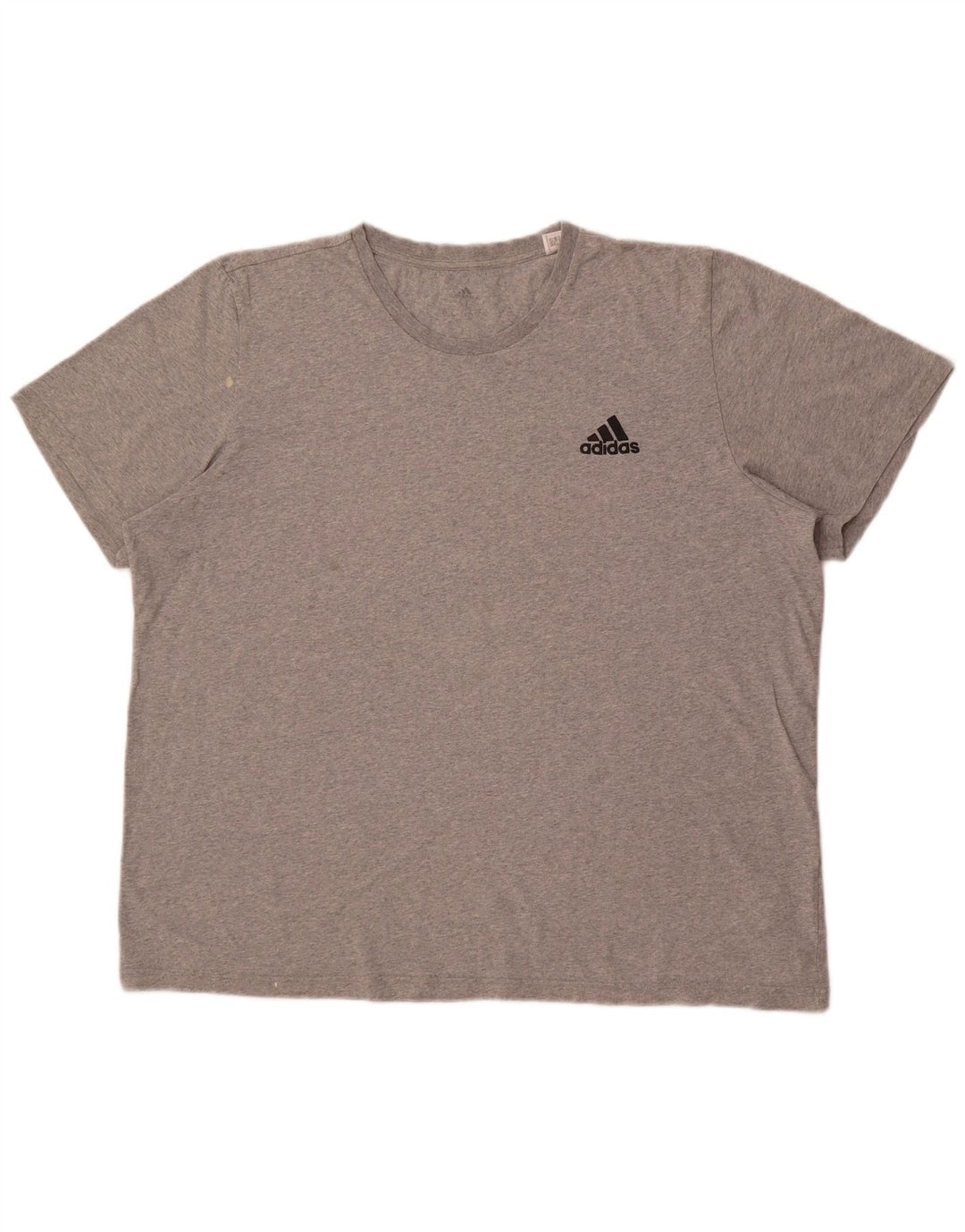 Adidas Herre T-Shirt Top XL Grå Flecked Bomuld