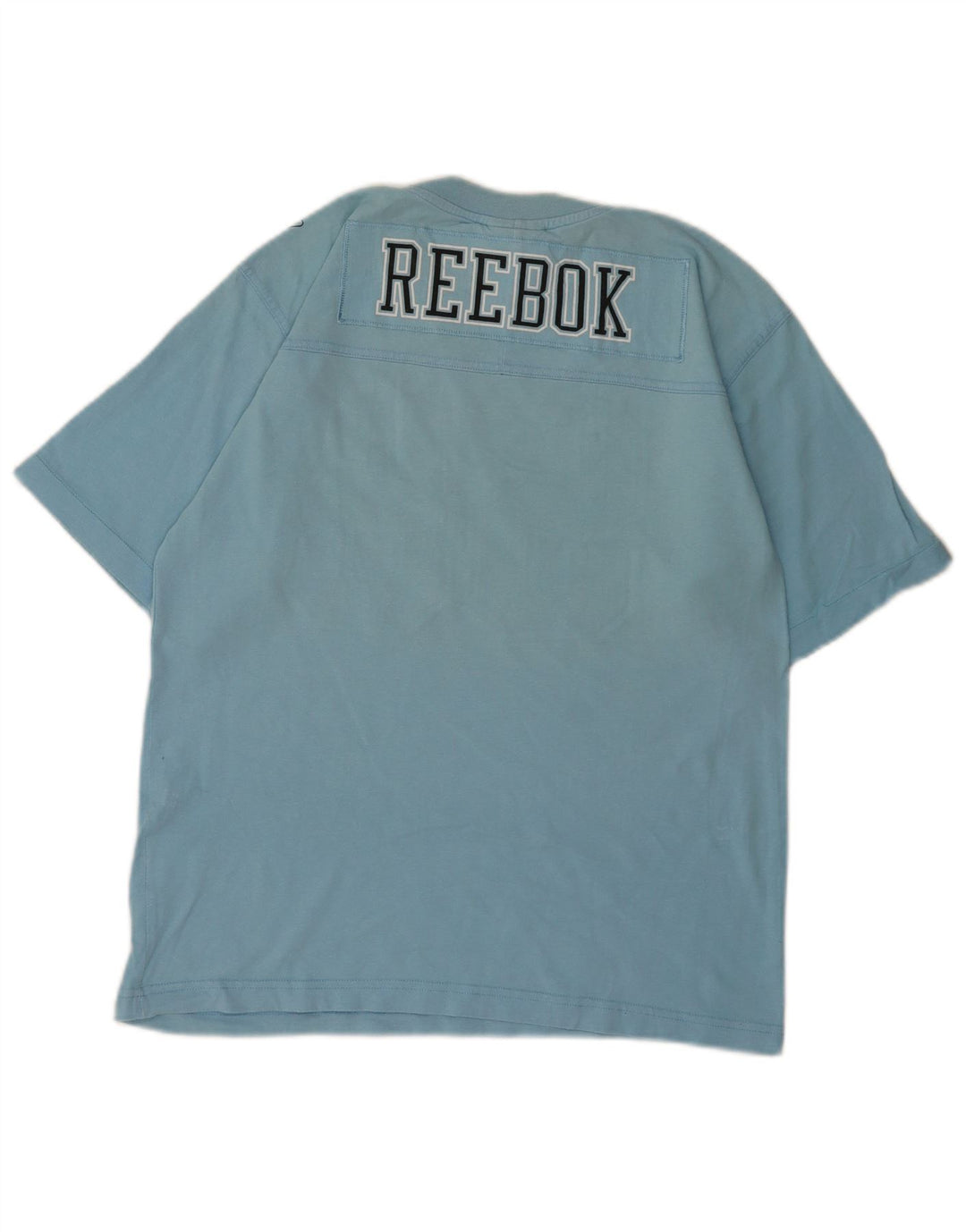 Reebok Herre Grafisk T-Shirt Top Lille Blå Bomuld
