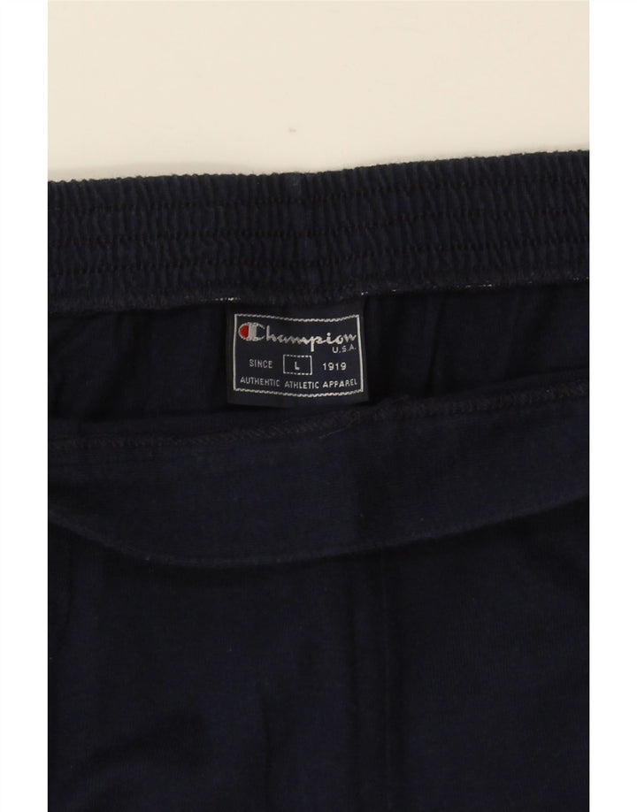 CHAMPION Dame Capri træningsdragt Bukser UK 14 Large Navy Blue