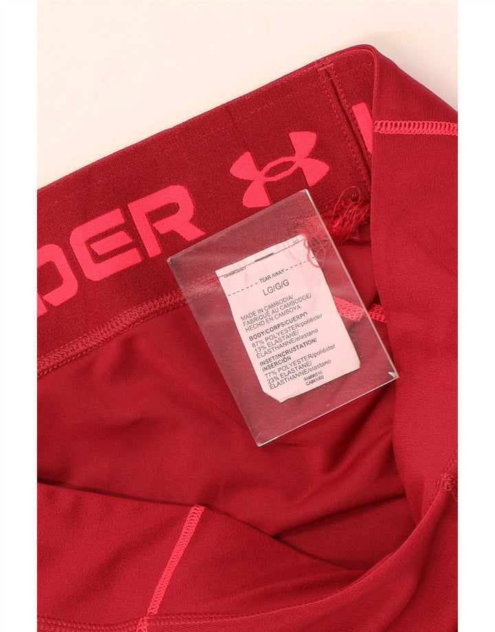 Under Armour Dame Sports Shorts UK 14 Large Red