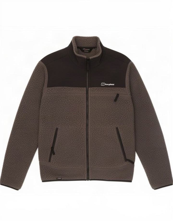 Berghaus Fleecejakke til mænd UK 38 Medium Grey Colourblock Polyester