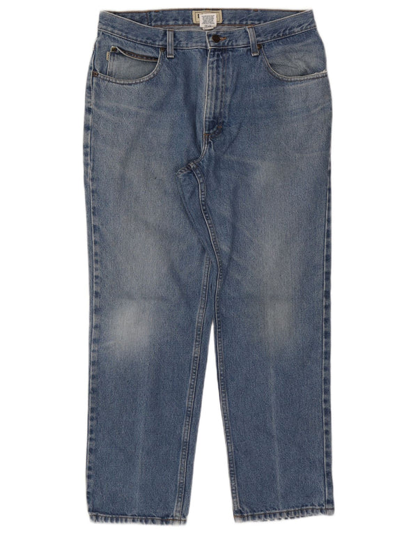 L.L.BEAN Mens Classic Fit Straight Straight Jeans W34 L29 Blue Cotton