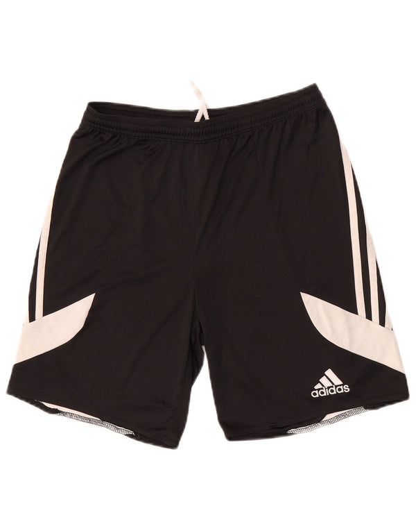 Adidas Boys Sports Shorts 13-14 år XL Sort Colourblock Polyester