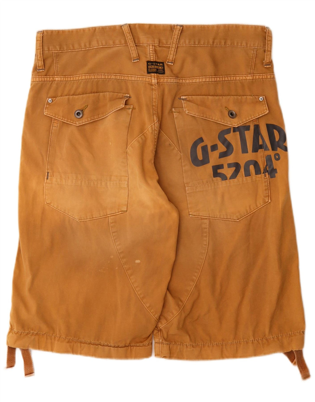 G-Star Herre Grafiske Cargo Shorts W34 Stor Beige Bomuld