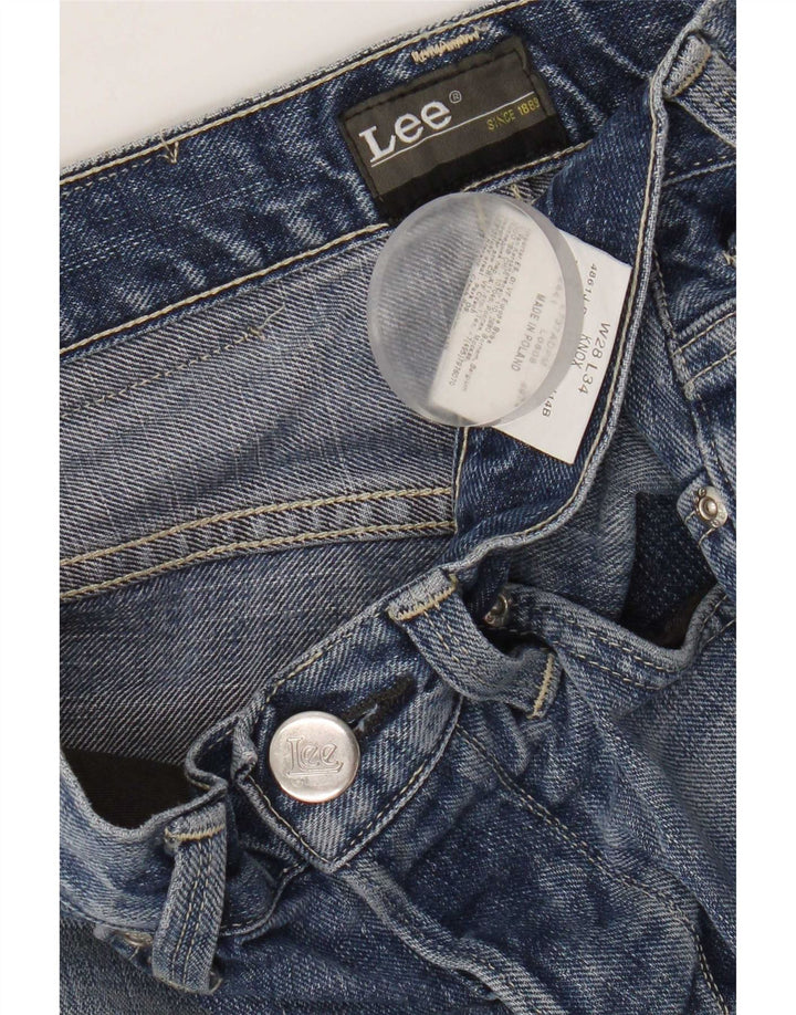 Lee Dame Knox Straight Jeans W28 L28 Blå Bomuld