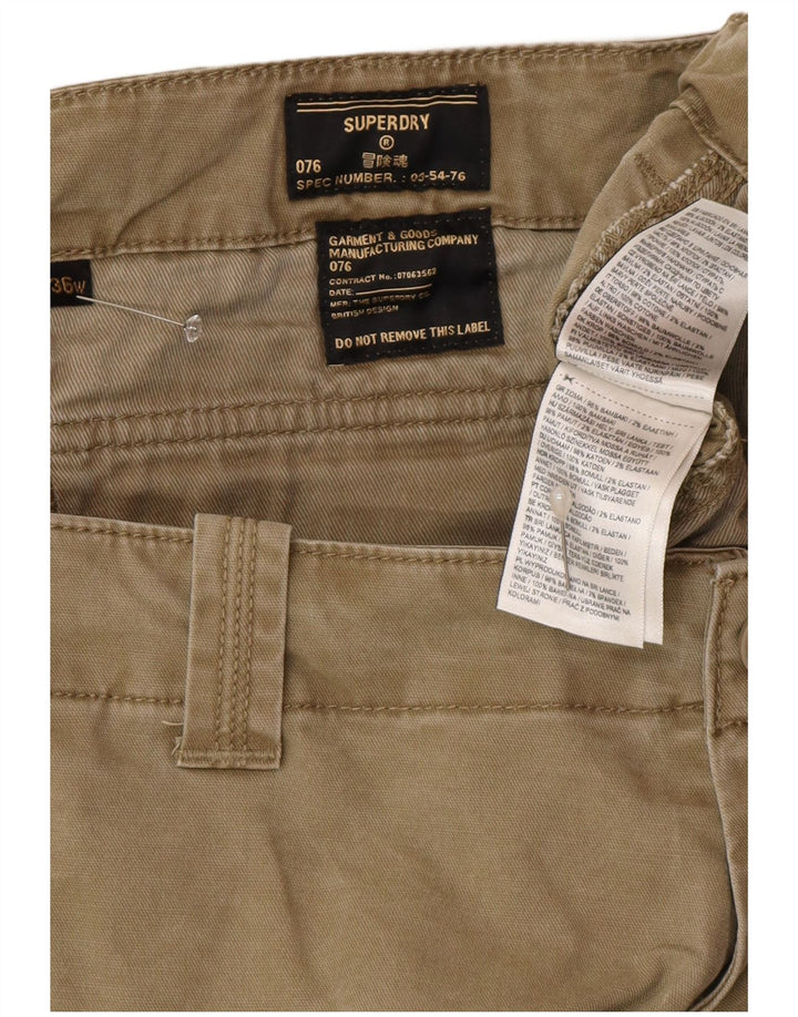 Superdry Cargo Shorts til mænd W36 Large Beige Bomuld