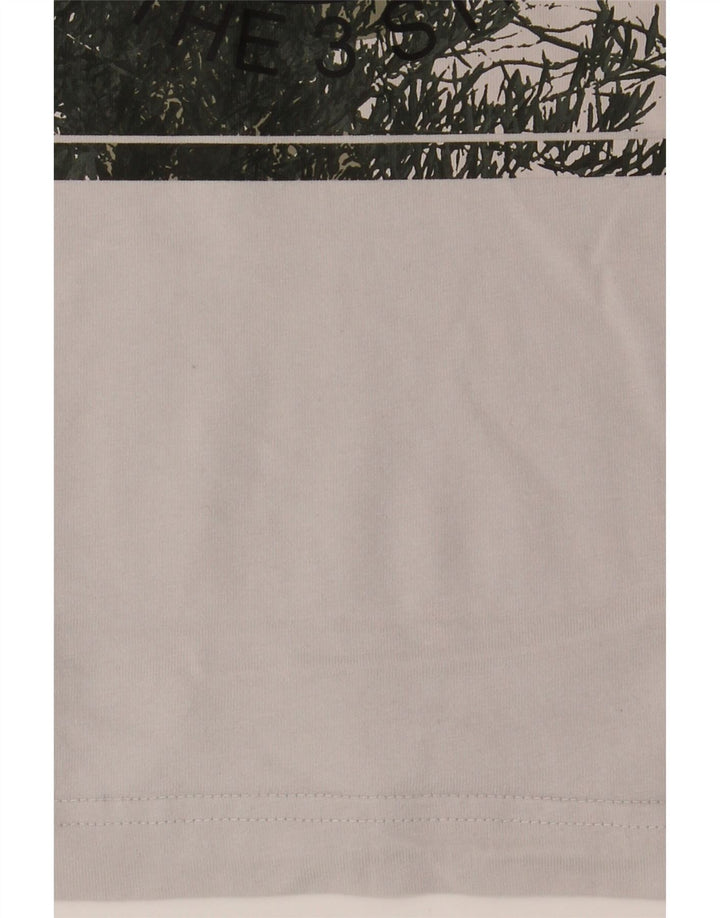 Adidas Herre grafisk T-shirt top lille hvid bomuld