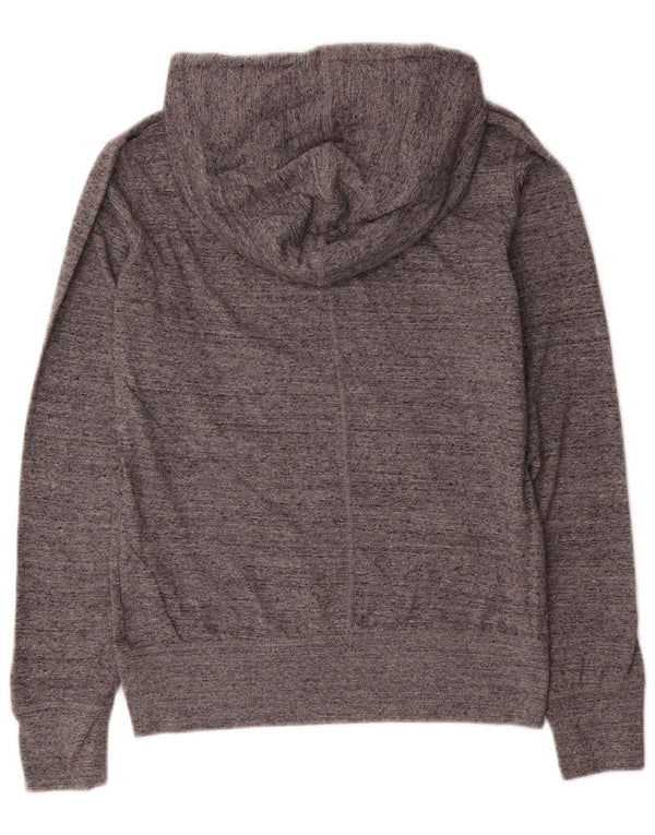 Nike grafisk hættetrøje til damer UK 14 Medium Grey Flecked Bomuld